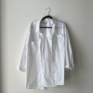 Abercrombie & Fitch Women’s Crisp White Shirt Oversized
